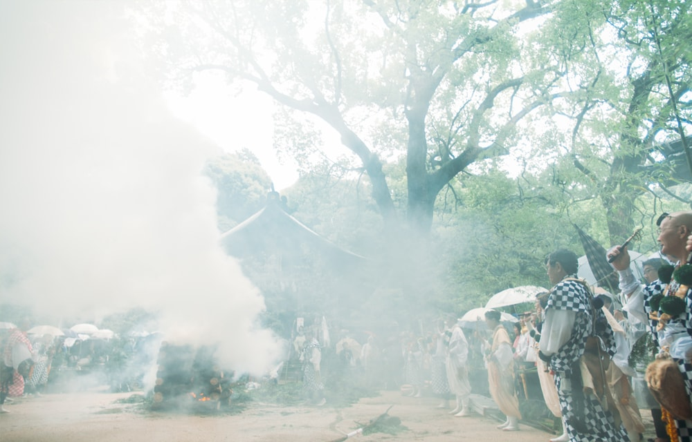 Fire Ritual at Kamado Shrine